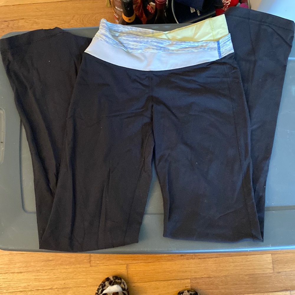 Boot Cut Lululemon leggings black